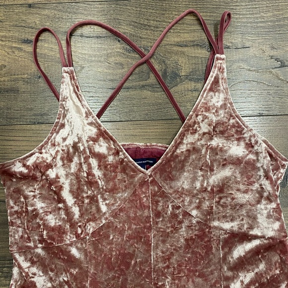 PURPLE VELVET SKATER DRESS - Picture 2 of 6